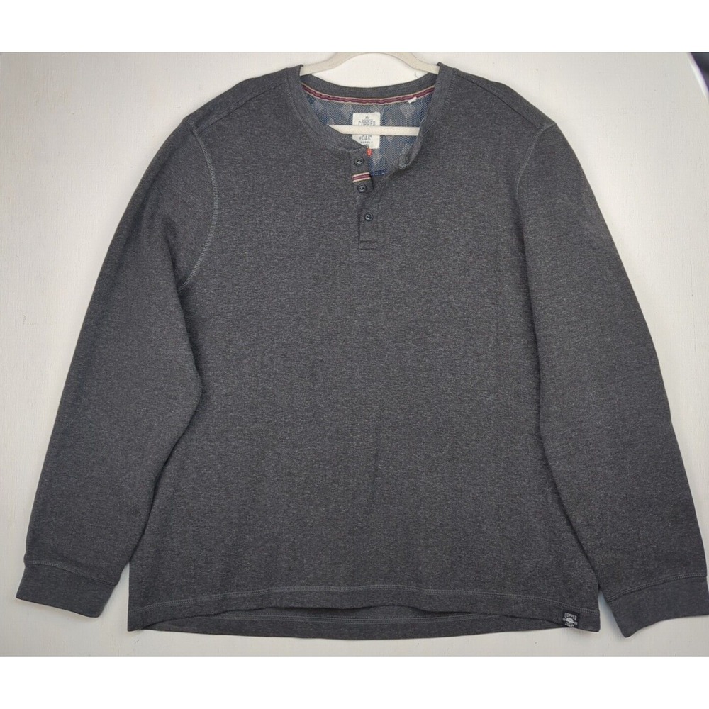Copper And Oak Supply Mens Gray 3XL Long Sleeve‎ Shirt